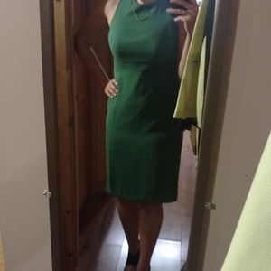Ann Taylor Green Cross Back Dress NWT